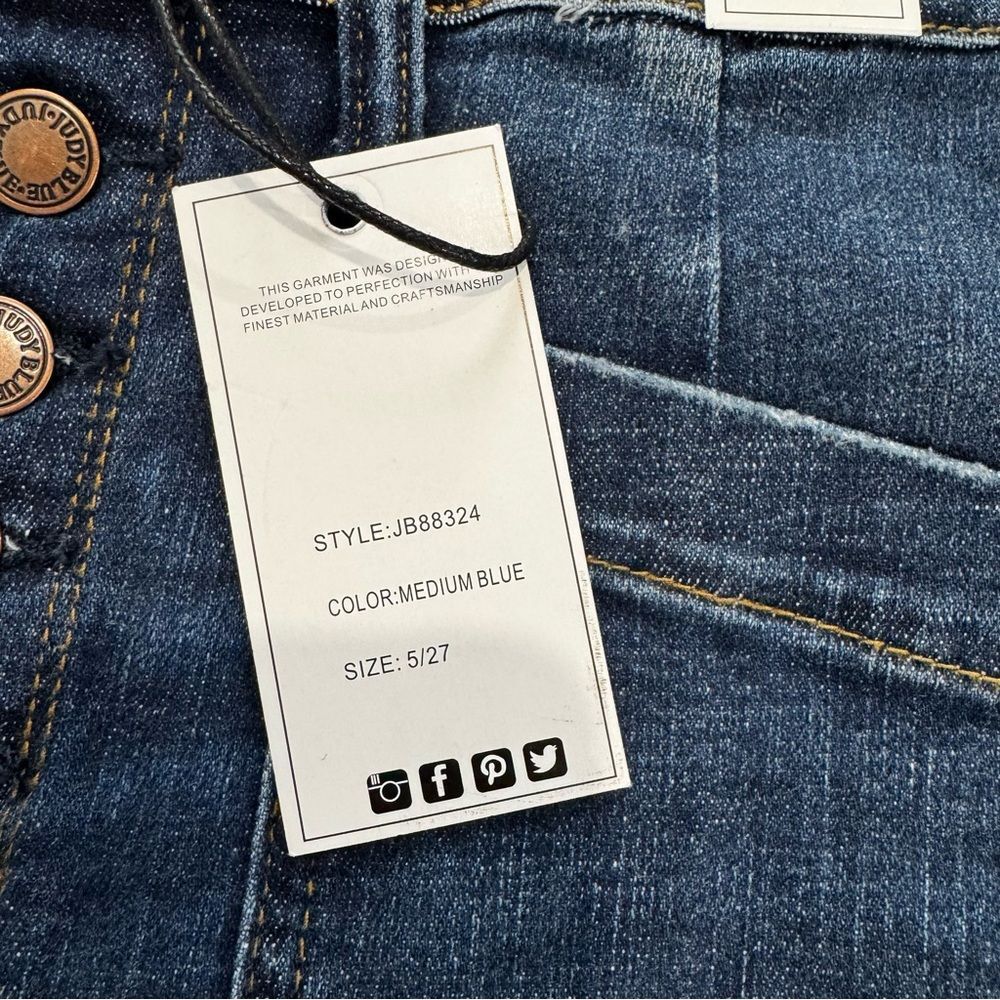 Judy Blue High Rise Stretch Denim Jeans - Picture 2 of 5
